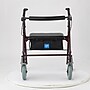 Medline Premium Steel Folding Bariatric Rollator, Adult, Burgundy (MDS868XWR)~#|#~8E614805-FFBB-45F3-84186A7E42416072_sc7