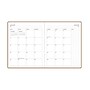 2026 Blue Sky Bespoke Letterpress 8" x 10" Calendar Year Weekly & Monthly Planner, Faux Leather Cover, Espresso (156220)~#|#~8E616367-716B-4B83-907157907866E1F6_sc7