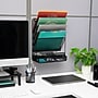 Mind Reader 4-Pocket Metal Wall Mount File Storage Desk Organizer, Black (MAGROUND-BLK)~#|#~8E61790B-B63E-4978-A69CB59F3DCDADCA_sc7
