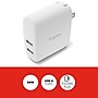 Staples TECH USB-A Wall Charger, 24W, White (ST62318)~#|#~8E61CB67-318D-4517-A2431771AB79A76F_sc7
