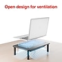 Staples TECH Adjustable Monitor Stand, Black (ST62819-CC)~#|#~8E661ACC-0D49-4407-93C53D37E6BAA66E_sc7