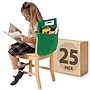 Seat Sack Seat Storage, 9.45" x 8.07" x 10.83", Green, 25/Pack (15192)~#|#~8E698DA7-9B4E-467D-9ABFE104BA63B9EB_sc7