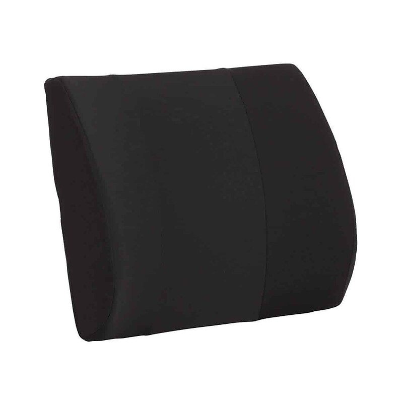 DMI RELAX-A-BAC Polyester Lumbar Cushion, Black (555-7302-0200) image 1