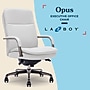 La-Z-Boy Opus Ergonomic Bonded Leather Swivel Executive Chair, Gray and Graphite (CCHR10015B)~#|#~8E6D70BC-3F0D-47FF-9FDF93ADAA8AC9B8_sc7