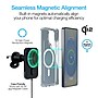 Naztech MagLock MagSafe Charging Qi v2.0 Vent Car Mount, 15W, Black (16125)~#|#~8E70620D-1B79-4A1E-B08F5F3DA2A4D385_sc7