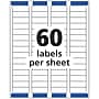 Avery Easy Peel Laser Return Address Labels, 2/3" x 1-3/4", Glossy White, 1,500 Labels/Pack (6524)~#|#~8E740667-0694-4A5E-B7AE3418AAB6542F_sc7