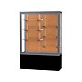 Ghent Challenger 48"W x 66"H x 16"D Floor Case, Cork Back, Satin Natural Fin, Black Laminate Base~#|#~8E76F9D8-2F4B-486D-91483128408C2BEE_sc7