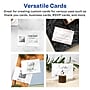 Avery Business Cards, 2.5" x 3.5", Glossy White, 150/Pack (95272)~#|#~8E788F50-DC3E-4CEC-88EE1EDD6D7BC940_sc7