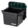 Iris Heavy Duty 30 Qt. Storage Bin with Latching Lid, Plastic, Black, 4/Pack (500343)~#|#~8E79070C-B390-4E20-8D0CEA1DF246CC00_sc7