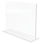 Staples Double-Sided Horizontal Sign Holder, 11" x 8.5", Clear, 6/Pack (ST63799)~#|#~8E826BCC-67F6-4CAF-88FB54C3C57427B5_sc7