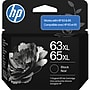 HP 63XL / 65XL Black High Yield Ink Cartridge, Prints Up to 300 Pages (B7RT5AN)~#|#~8E880A8B-CC01-4D18-97A8480D2032401B_sc7