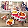 Nostalgia Game Day 1.25-Quart Two-Section Slow Cooker, Red/White (GDDSC125RDSL)~#|#~8E8AB687-4004-4CC3-83FFD14924EC4143_sc7