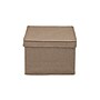 Household Essentials Large Stackable Folding Fabric Storage Bin, 8" x 12"x 15", 24.93 Qt., Beige, 2/Pack (7813-1)~#|#~8E8BB2FD-31C8-404D-99B807DA0DC1F0BA_sc7