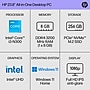 HP 24-cr0026 23.8" All-in-One Desktop Computer, Intel Core i3-N300, 8GB Memory, 256GB SSD (9W2H5AA#ABA)~#|#~8E8BBE31-8199-4946-89F3A9F82FE3C33E_sc7