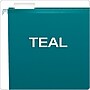 Pendaflex Reinforced Hanging File Folders, 1/5 Tab, Letter Size, Teal, 25/Box (04152 1/5 TEA)~#|#~8E8C5242-B3FE-4BD9-9A8DED6915ED84FC_sc7