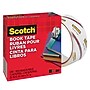Scotch Book Transparent Clear Tape, 1.5" x 15 yds., 3" Core, Transparent (845)~#|#~8E8E617B-6AC7-447F-A788F02D5E8054B4_sc7