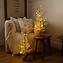 Nearly Natural 24-in Pre-Lit Artificial Easter Egg Twig Tree with 30 LED Lights in Burlap Wrapped Base - Set of 2 (T5468)~#|#~8E9E2B19-6598-4050-8FE573661BF8C073_sc7