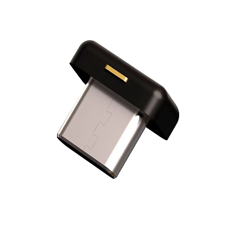 Yubico YubiKey 5C Nano USB-C Security Key, Black (992-00007) image 1