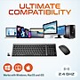Delton N36 Wireless Keyboard Mouse and USB-A/USB-C Noise-Cancelling Computer Headset Bundle, Black (DKMN36KT1)~#|#~8EA1D161-1D7D-4C18-A5947E8EDCFE3903_sc7