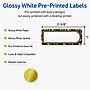 Avery Rectangle Laser/Inkjet Multipurpose Labels, 1" x 2-5/8", White, 160/Pack (19479370832)~#|#~8EA4D611-2308-4A36-A7E33A05E32B0134_sc7