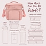 Bentgo Prep Deluxe Multimeal Insulated Lunch Bag, Blush (BGPRPBAG-M)~#|#~8EA8EE74-63C7-4E17-B78AD19159D97526_sc7