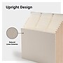 Smead Stadium 50% Recycled Heavy Duty Reinforced Fabric Accordion File, 12 Pocket, Letter, Beige (70226)~#|#~8EAB9532-8290-4461-BE9589CF55B8DAD4_sc7