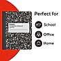 STAPLES Composition Notebook, 7.5” x 9.75”, Graph Ruled, 80 Sheets, Black/White~#|#~8EACF078-C343-403B-8EDBA92DFC2AA846_sc7