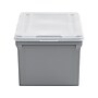 Iris Plastic File Box with Split Lid, Letter Size, Gray/Translucent White (500228)~#|#~8EADCF38-74FA-4957-808636B8ABFD922D_sc7