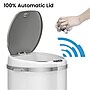 iTouchless Stainless Steel Round Sensor Trash Can with AbsorbX Odor Control System, White, 13 Gal. (MT13RW)~#|#~8EADDA5A-8E8F-48C7-BD057C2CB6622353_sc7