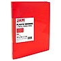 JAM Paper 1/2" 3-Ring Flexible Poly Binder, Red (PB75237RE)~#|#~8EB4A519-F054-437F-B892D19D8E2251A6_sc7