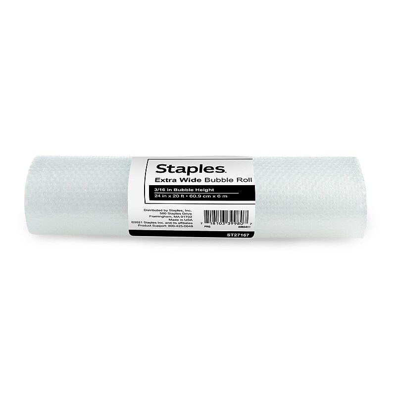 3/16" UPS Approved Bubble Roll, 24" x 20' (27167) image 1