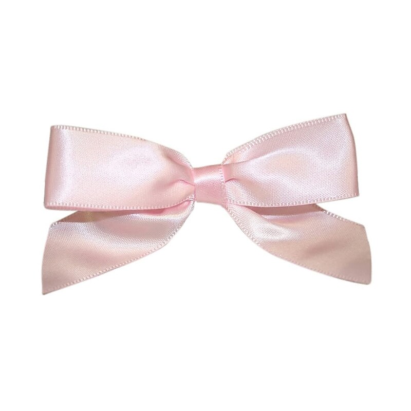 JAM Paper Satin Bows, Light Pink, 100/Pack (52640349209) image 1