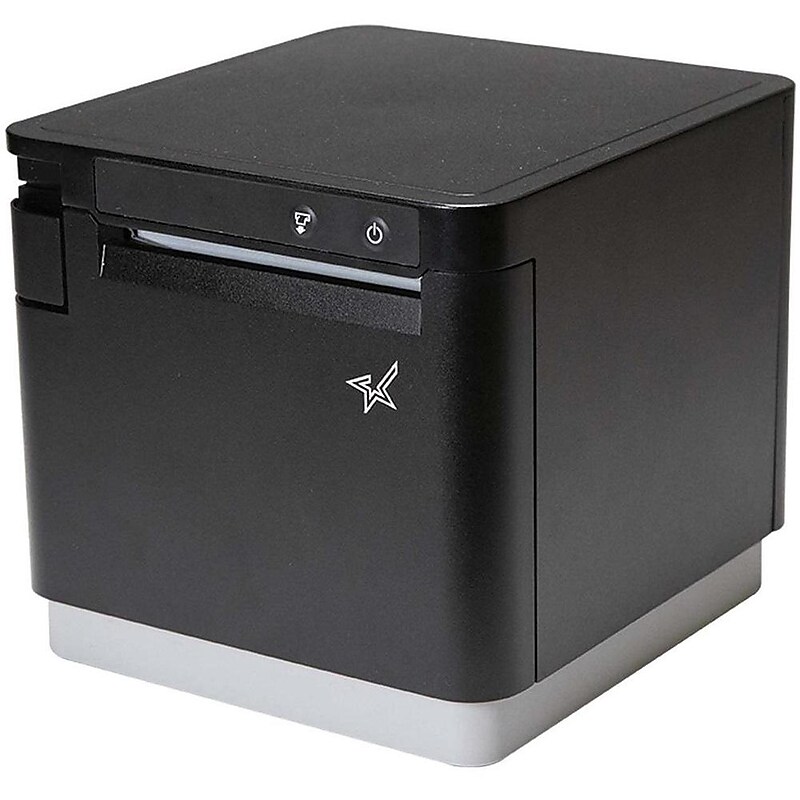 Star Micronics 37951150 Direct Thermal Printer, USB/Bluetooth/Ethernet/Wi-Fi, Black image 1