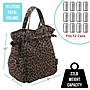 Brentwood Leopard Insulated Canvas Lunch Tote Cooler Bag, 2-Compartment, Leopard Brown (BTWCB2025LBR)~#|#~8ECABB3D-DB11-43FC-A7F61E5DDDC4E75E_sc7