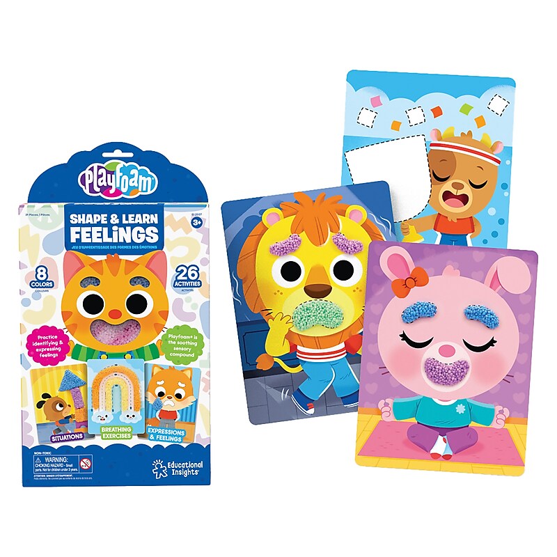 Educational Insights Playfoam Shape & Learn Feelings Sensory Activity Set (2037) image 1