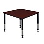 Regency Square Activity Table, 36" x 36", Height Adjustable, Mahogany (TB3636MHAPBK)~#|#~8ECC5660-D6E0-4A0A-8B486F50C25B59D4_sc7