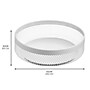 mDesign Metal Organizer, Matte White (25964) ~#|#~8ED3C7A5-D272-4CD8-AC274F9C1CE2B8AA_sc7