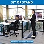 Mount-It! Large 63"W Electric Corner Adjustable Standing Desk, White/Black (MI-15017)~#|#~8ED50FF0-FBAB-4BEF-B4E230A91E15BF3B_sc7