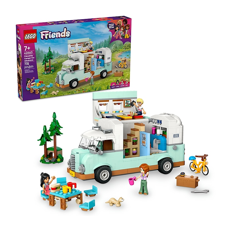 LEGO Friends Friendship Camper Van Adventure, 778 Pieces (42663) image 1
