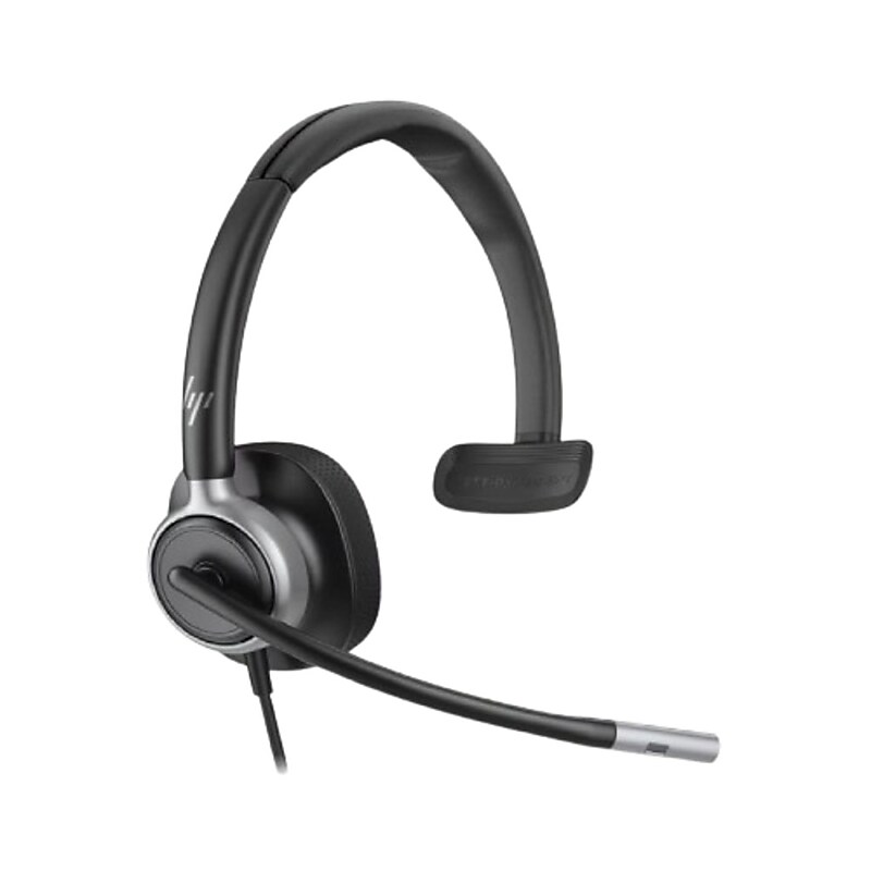 HP Mission 615 Noise Canceling On‑Ear Headset, USB‑A/USB‑C, MS Certified (C01C3AA#AC3) image 1