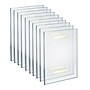Azar Sign Holder, 8.5" x 11", Vertical, Wall Mounted, Clear Acrylic, 10/Pack (122021)~#|#~8ED9EB31-08D7-4F5F-A3DE1E714B780BFC_sc7