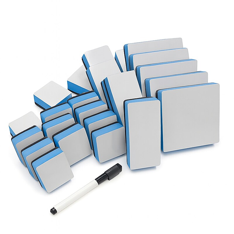 Flipside Board Buddies Whiteboard Erasers, 25/Pack (33006) image 1