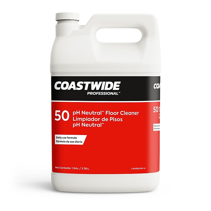 Coastwide Professional™ Floor Cleaner pH Neutral, 3.78L/128 Oz., 4/Carton (CW360001-A) image 1
