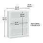 Sauder Select 44"H 3-Shelf Bookcase, Laurel Oak (434826)~#|#~8EE662B3-F060-48AC-813BE14424989F59_sc7