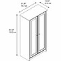 Bush Furniture Cabot 61"H Storage Cabinet with 4 Shelves, Reclaimed Pine (WC31599)~#|#~8EE8A769-549B-4B52-981D8B0BC7CE66C0_sc7