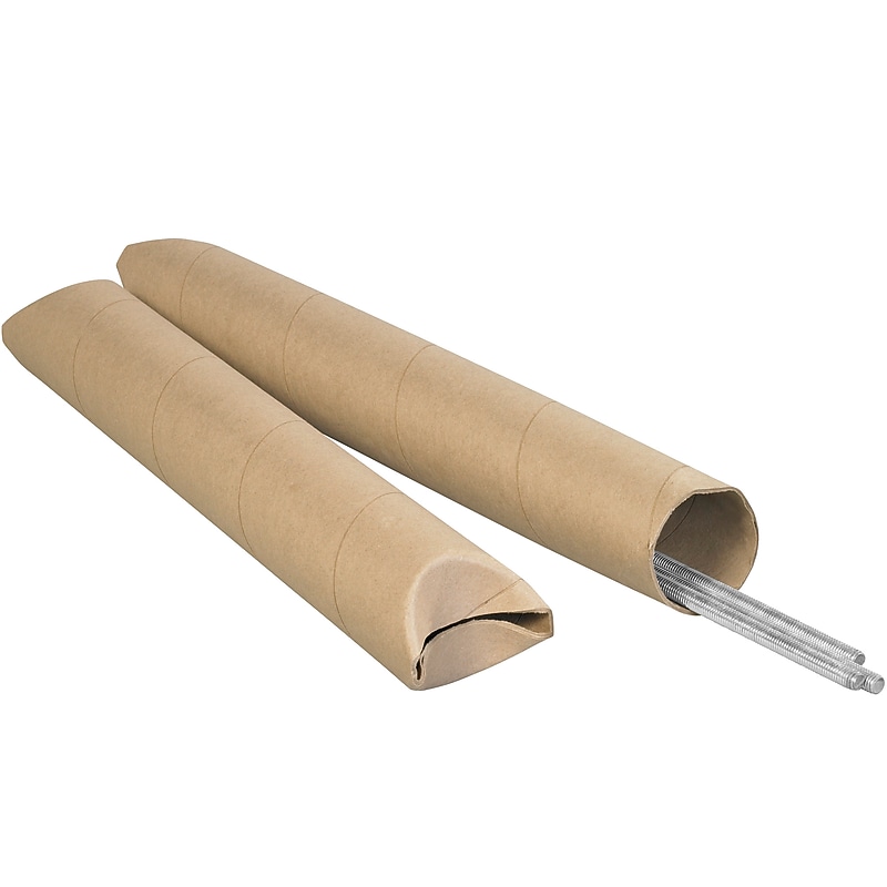 3" x 12" Kraft Standard Mailing Tube, Brown, 24/Carton (S3012K) image 1