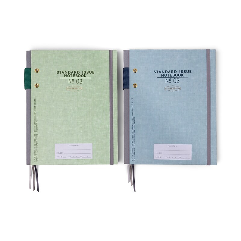 DesignWorks Ink Hardcover Journal, 6.75" x 8.5", Narrow Ruled, Assorted Colors, 192 Pages (840111506738) image 1