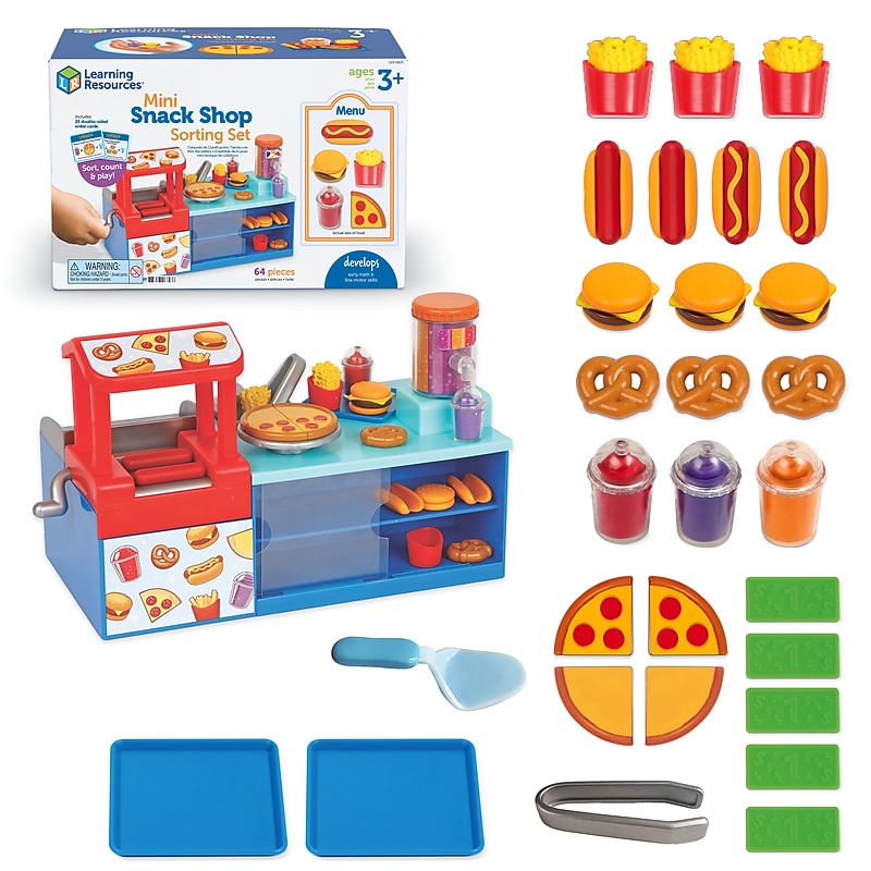 Learning Resources Mini Snack Shop Sorting Set, Multicolored (LER6823) image 1