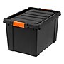 Iris 78 Quart Heavy Duty Store-It-All Plastic Latching Storage Tote,  Black (500216)~#|#~8EF84CC0-9118-402D-B6EAC0C41EF97908_sc7