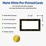 Avery Black with Gold Pattern Matte Blank Card, White, 80/Pack (S00-ETS)~#|#~8F075930-9AAB-4C2D-80FB3EBD0A209D81_sc7